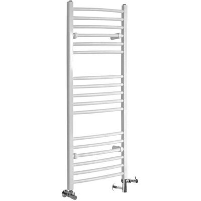 Bianchi Scaldasalviette Misto Curvo Bianco 1200x500mm 480W - Termoarredo Bagno - Design Moderno - Ive Bianchi Scaldasalviette Misto Curvo Bianco 1200x500mm 480W - Termoarredo Bagno - Design Moderno - Ive