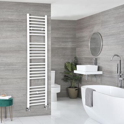 Bianchi Scaldasalviette Misto Piatto Bianco 610W - Termoarredo Bagno - Design Moderno - Ive Bianchi Scaldasalviette Misto Piatto Bianco 610W - Termoarredo Bagno - Design Moderno - Ive
