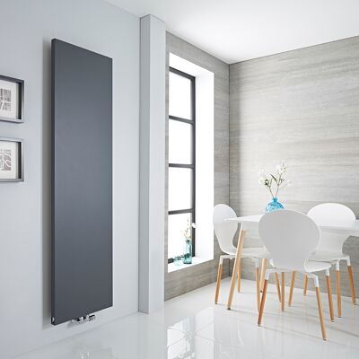 Radiatore Verticale Moderno Rubi - 180x50cm - Bianco - Hudson Reed Radiatore Verticale Moderno Rubi - 180x50cm - Bianco - Hudson Reed