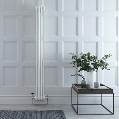 Radiatore Regent Bianco - Stile tradizionale in ghisa - 1800mm x 200mm - 779W Radiatore Regent Bianco - Stile tradizionale in ghisa - 1800mm x 200mm - 779W