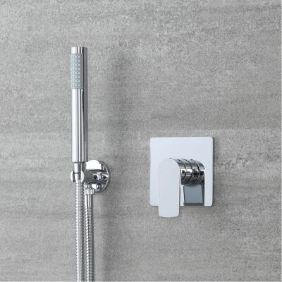 HudsonReed Kit Doccia Cromato con Miscelatore e Doccetta - Arcadia HudsonReed Kit Doccia Cromato con Miscelatore e Doccetta - Arcadia