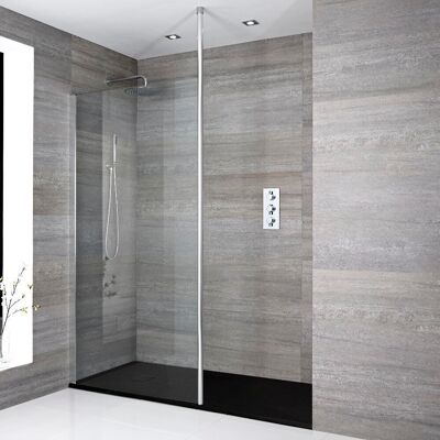 HudsonReed Doccia Walk-In a Nicchia con Parete e Piatto Doccia in Diverse Misure- Sera HudsonReed Doccia Walk-In a Nicchia con Parete e Piatto Doccia in Diverse Misure- Sera