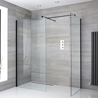 HudsonReed Doccia Filo Pavimento con Pareti Doccia - Senza Canaletta - 700mm x 700mm HudsonReed Doccia Filo Pavimento con Pareti Doccia - Senza Canaletta - 700mm x 700mm