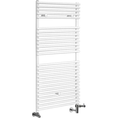 HudsonReed Scaldasalviette Misto Piatto - Termoarredo Bagno Bianco - 1190 x 450mm - 570W - Arno HudsonReed Scaldasalviette Misto Piatto - Termoarredo Bagno Bianco - 1190 x 450mm - 570W - Arno