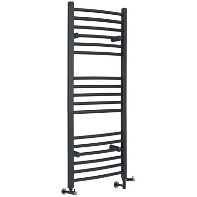 HudsonReed Scaldasalviette Misto Curvo - Termoarredo Bagno Antracite - 1200 x 500mm - 480W - Artle HudsonReed Scaldasalviette Misto Curvo - Termoarredo Bagno Antracite - 1200 x 500mm - 480W - Artle