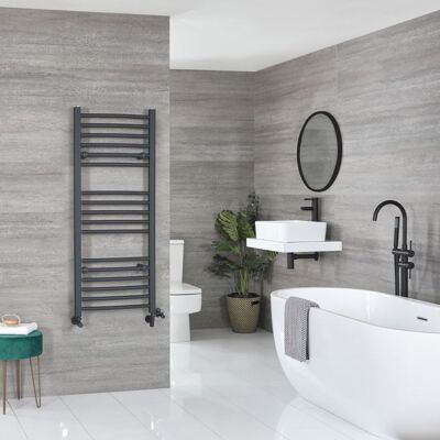 HudsonReed Scaldasalviette Misto Curvo - Termoarredo Bagno Antracite con Varie Dimensioni - Artle HudsonReed Scaldasalviette Misto Curvo - Termoarredo Bagno Antracite con Varie Dimensioni - Artle