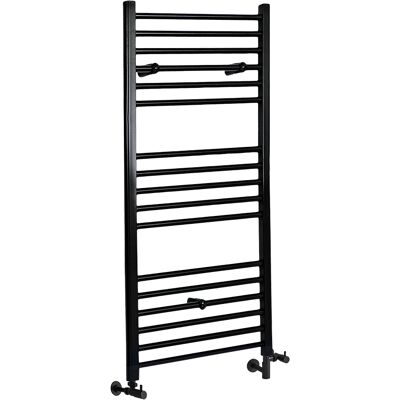 HudsonReed Scaldasalviette Misto Piatto - Termoarredo Bagno Nero - 1200 x 400mm - 410W - Nox HudsonReed Scaldasalviette Misto Piatto - Termoarredo Bagno Nero - 1200 x 400mm - 410W - Nox