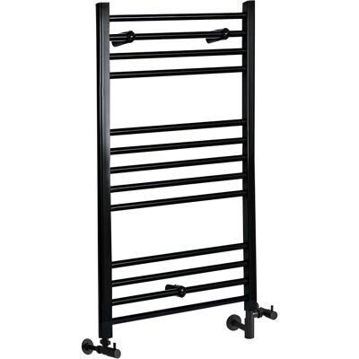 HudsonReed Scaldasalviette Misto Piatto - Termoarredo Bagno Nero - 1000 x 500mm - 390W - Nox HudsonReed Scaldasalviette Misto Piatto - Termoarredo Bagno Nero - 1000 x 500mm - 390W - Nox