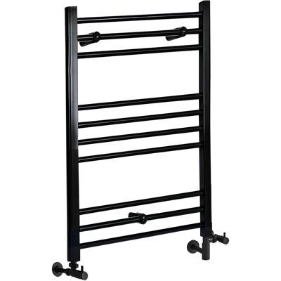 HudsonReed Scaldasalviette Misto Piatto - Termoarredo Bagno Nero - 800 x 600mm - 340W - Nox HudsonReed Scaldasalviette Misto Piatto - Termoarredo Bagno Nero - 800 x 600mm - 340W - Nox