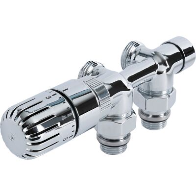 HudsonReed Valvole Termostatiche a Squadra Multiblock H - Con adattatori multistrato Ø16mm - Kit completo HudsonReed Valvole Termostatiche a Squadra Multiblock H - Con adattatori multistrato Ø16mm - Kit completo