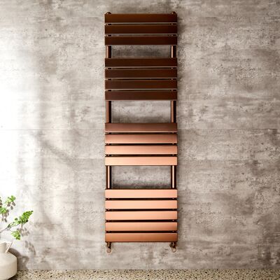 HudsonReed Scaldasalviette Design Rame Satinato 1600x500mm - Termoarredo Bagno - Stile elegante - Lustro HudsonReed Scaldasalviette Design Rame Satinato 1600x500mm - Termoarredo Bagno - Stile elegante - Lustro