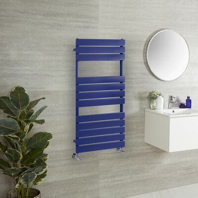 HudsonReed Scaldasalviette di Design - 1200mm x 450mm - Blu (Deep Sea Blue) - Lustro HudsonReed Scaldasalviette di Design - 1200mm x 450mm - Blu (Deep Sea Blue) - Lustro