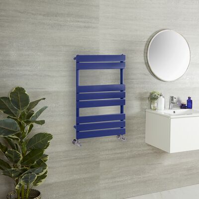 HudsonReed Scaldasalviette di Design - 825mm x 450mm - Blu (Deep Sea Blue) - Lustro HudsonReed Scaldasalviette di Design - 825mm x 450mm - Blu (Deep Sea Blue) - Lustro