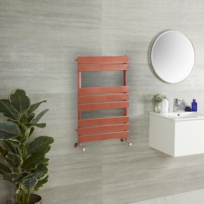 HudsonReed Scaldasalviette di Design - 825mm x 450mm - Rame Metallizzato - Lustro HudsonReed Scaldasalviette di Design - 825mm x 450mm - Rame Metallizzato - Lustro