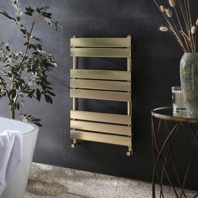 HudsonReed Scaldasalviette Design Oro Satinato 800x500mm - Termoarredo Bagno - Stile elegante - Lustro HudsonReed Scaldasalviette Design Oro Satinato 800x500mm - Termoarredo Bagno - Stile elegante - Lustro
