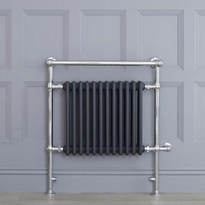 HudsonReed Scaldasalviette Elettrico Tradizionale - Termoarredo Bagno 800W - Antracite - 930 x 790mm - Elizabeth HudsonReed Scaldasalviette Elettrico Tradizionale - Termoarredo Bagno 800W - Antracite - 930 x 790mm - Elizabeth