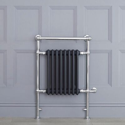 HudsonReed Scaldasalviette Elettrico Tradizionale - Termoarredo Bagno 600W - Colore Antracite - 930 x 620mm - Elizabeth HudsonReed Scaldasalviette Elettrico Tradizionale - Termoarredo Bagno 600W - Colore Antracite - 930 x 620mm - Elizabeth