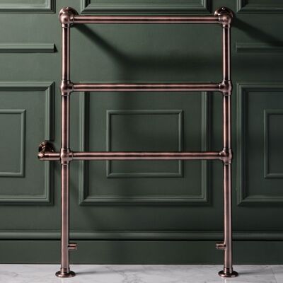HudsonReed Scaldasalviette Elettrico Tradizionale 200W - Bronzo lucidato ad olio - 930x632mm - Condesa HudsonReed Scaldasalviette Elettrico Tradizionale 200W - Bronzo lucidato ad olio - 930x632mm - Condesa