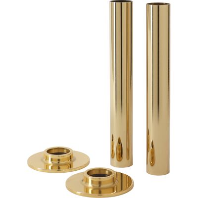 HudsonReed Copri Tubi per Radiatore - Ottone Lucido HudsonReed Copri Tubi per Radiatore - Ottone Lucido