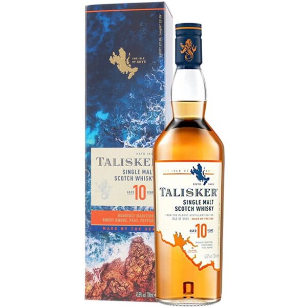 whisky talisker 10 anni - talisker [0.70 lt, astucciato]