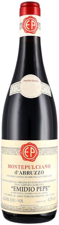 Emidio Pepe Montepulciano d'Abruzzo DOC 2018 - Emidio Pepe Montepulciano d'Abruzzo DOC 2018 -