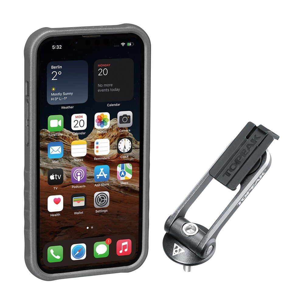 Topeak Ride Case For Iphone 13 With Support Argento