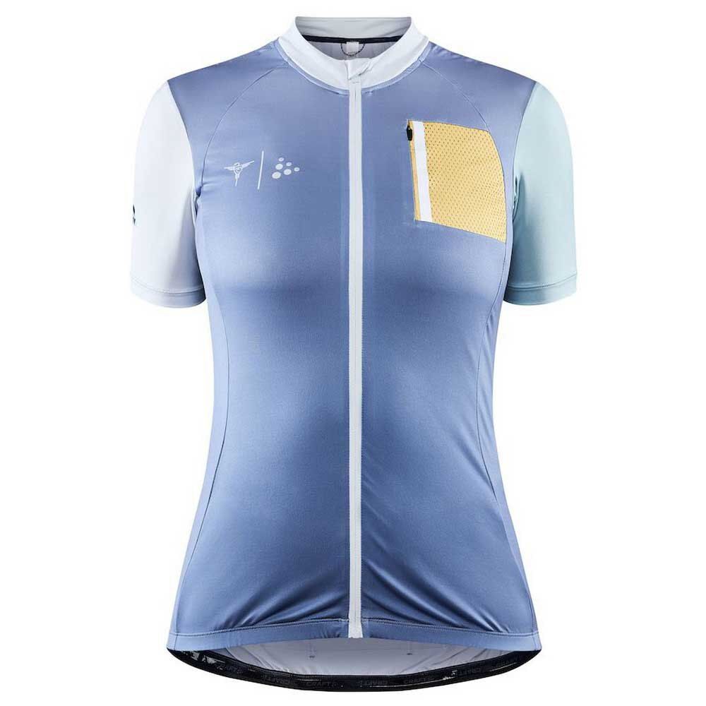 craft Adv Handmade Cyclist Offroad Short Sleeve Jersey Blu L Donna