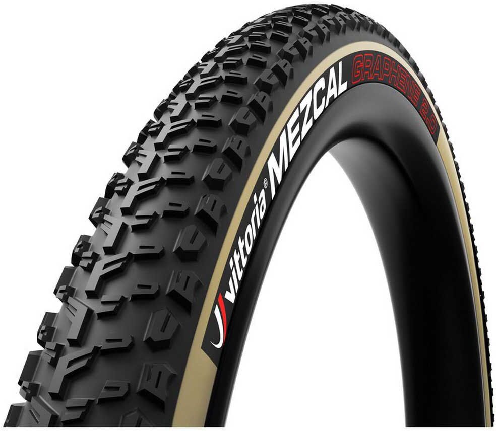 Vittoria Mezcal Tlr Graphene 2.0 Tubeless 29´´ X 2.25 Mtb Tyre Beige,Nero 29´´ x 2.25