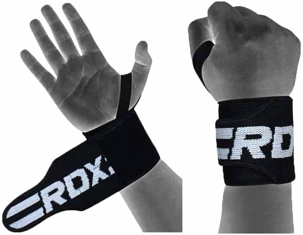 Rdx Sports Gym Wrist Wrap Pro Tape Nero 2 Units