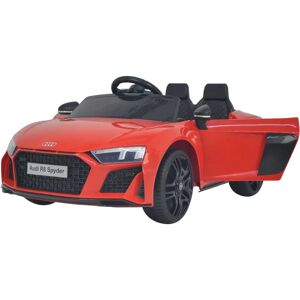Audi Macchina Elettrica per Bambini 12V con Licenza  R8 Spyder Rossa