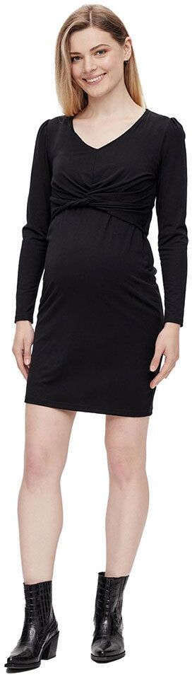 Mamalicious Macy Jersey Abk Maternity Long Sleeve Dress Nero XL Donna Nero XL