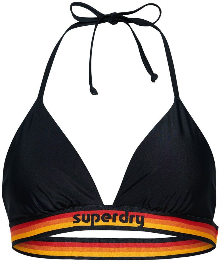 Superdry Vintage Logo Tri Bikini Top Nero XS Donna Nero XS