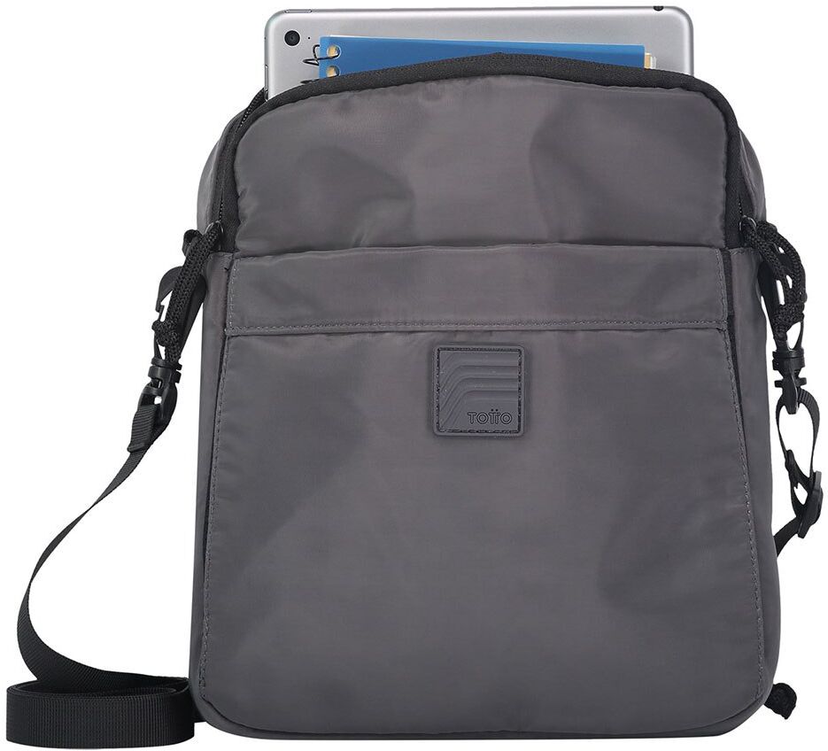 Totto Trade Crossbody Grigio  Uomo Grigio One Size