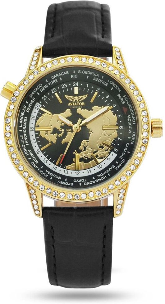 Aviator Avw8633l03 Watch Oro Oro One Size