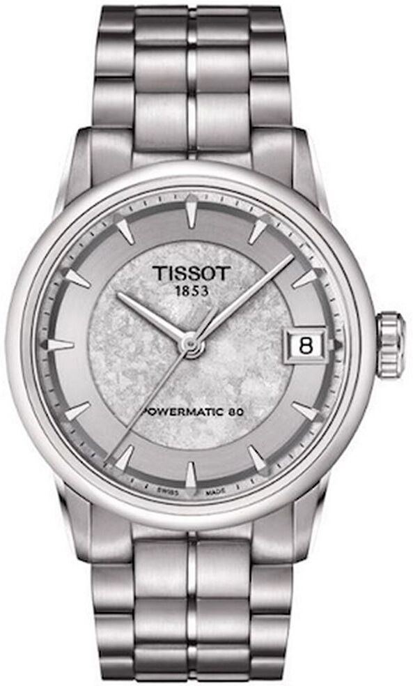 Tissot Luxury Powermatic 80 33 Mm Watch Argento Argento One Size