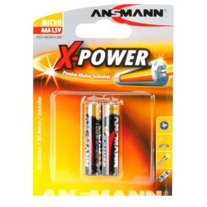 Ansmann 1x2 Micro Aaa Lr 03 X-power Batteries Nero Nero One Size