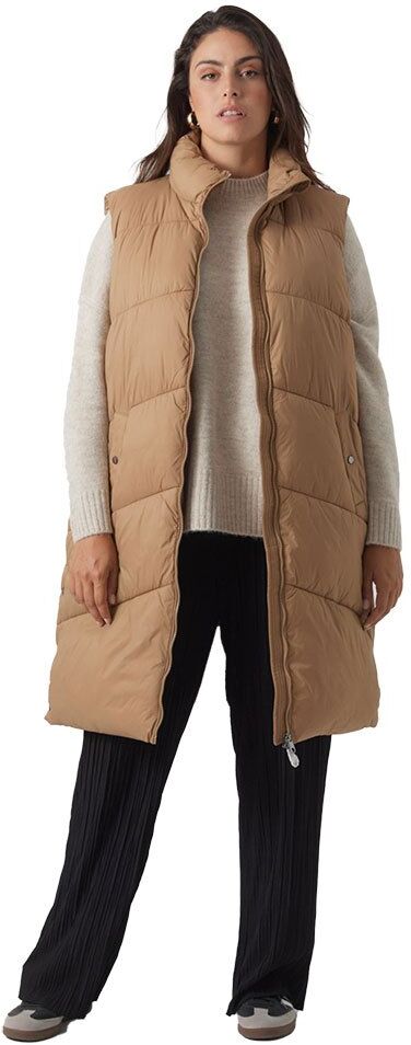 Vero Moda Curve Uppsala Vest Beige 5 Donna Beige 54