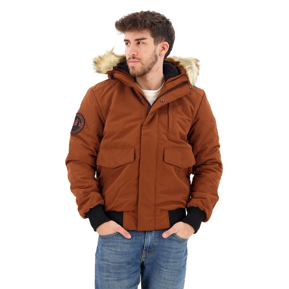 Superdry Everest Puffer Jacket Marrone XL Uomo Marrone XL