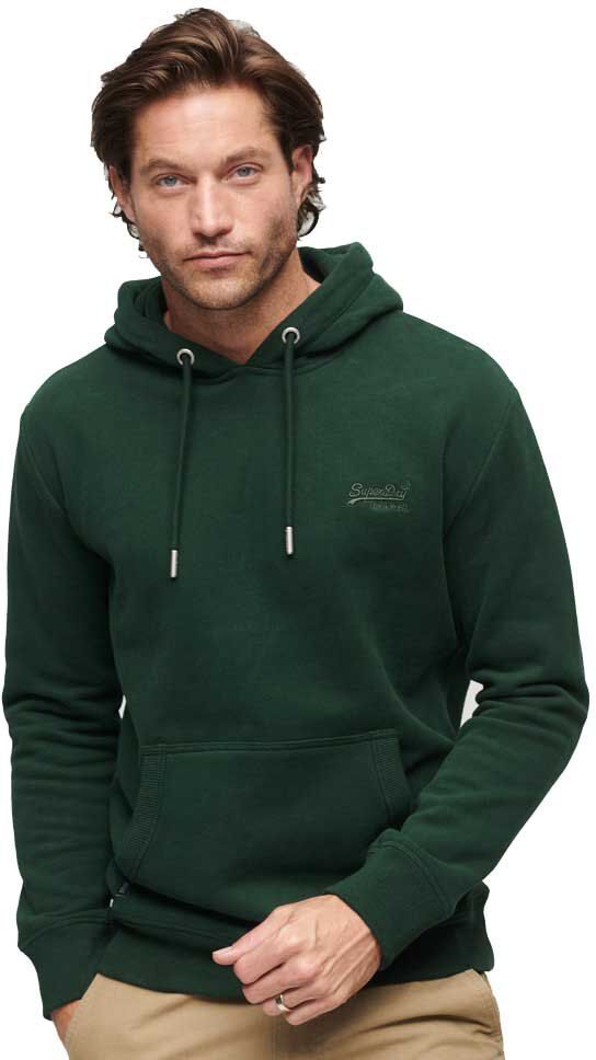 Superdry Essential Logo Hoodie Verde 2XL Uomo Verde 2XL