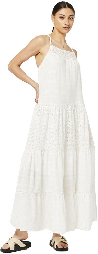 Superdry Vintage Lace Cami Maxi Dress Bianco M Donna Bianco M