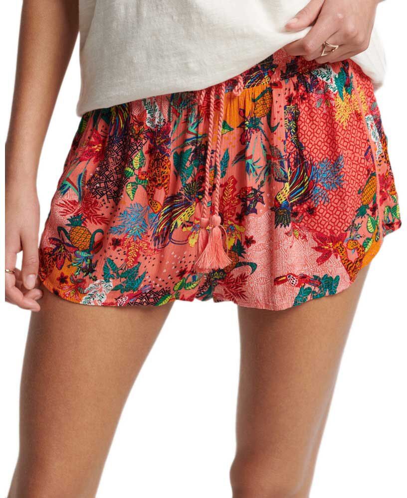 Superdry Vintage Beach Printed Shorts Arancione XL Donna Arancione XL