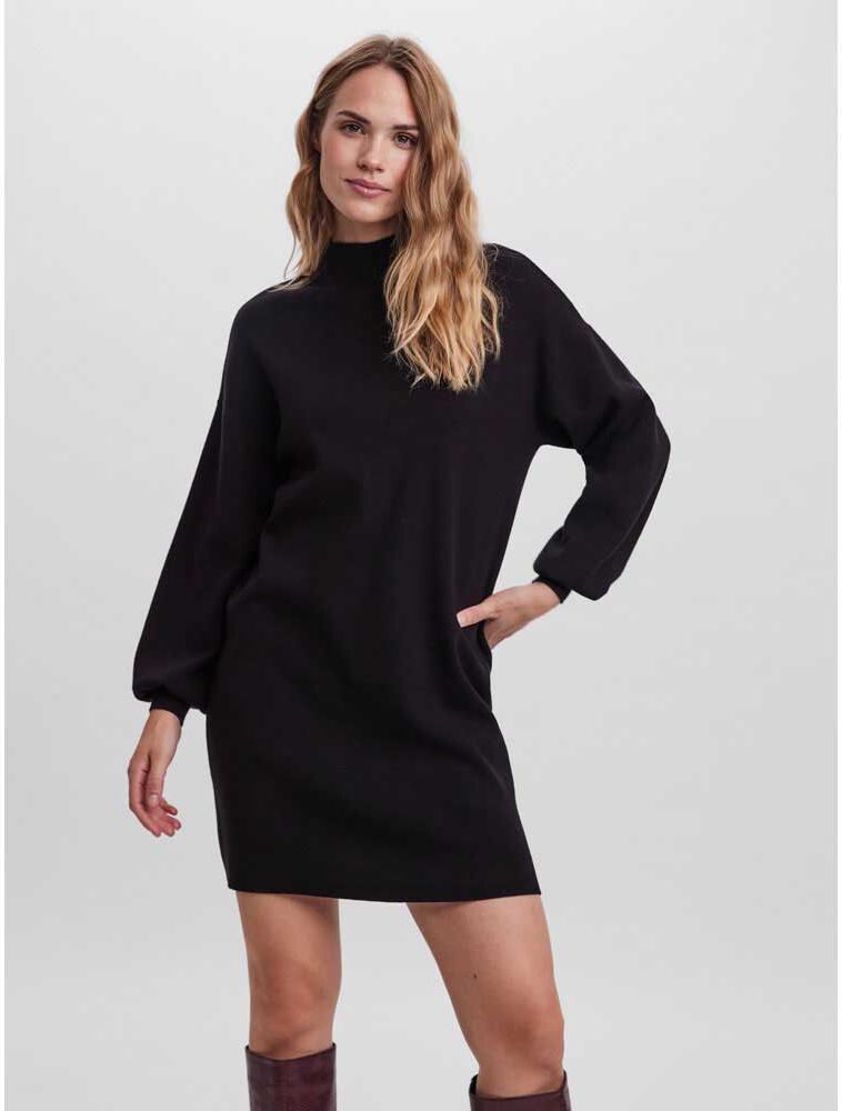 Vero Moda Nancy Long Sleeve Short Dress Nero XL Donna Nero XL