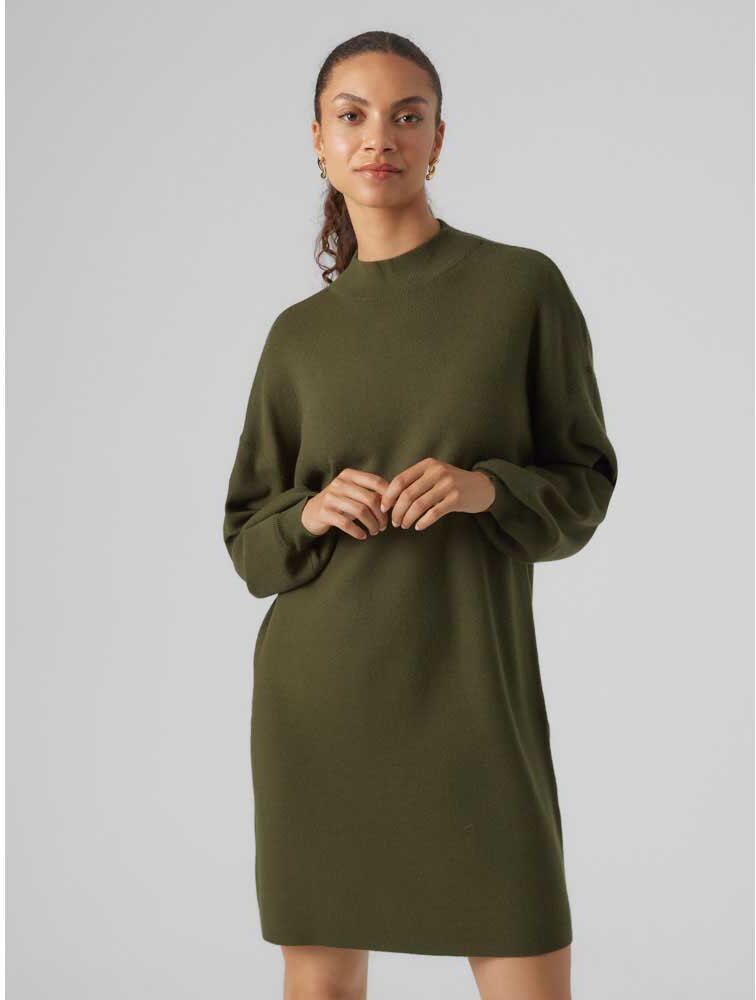 Vero Moda Nancy Long Sleeve Short Dress Verde 2XL Donna Verde 2XL