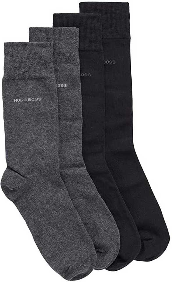 Boss Rs Gift Set Cards Socks 2 Pairs Grigio EU 0-6 Uomo Grigio EU 40-46