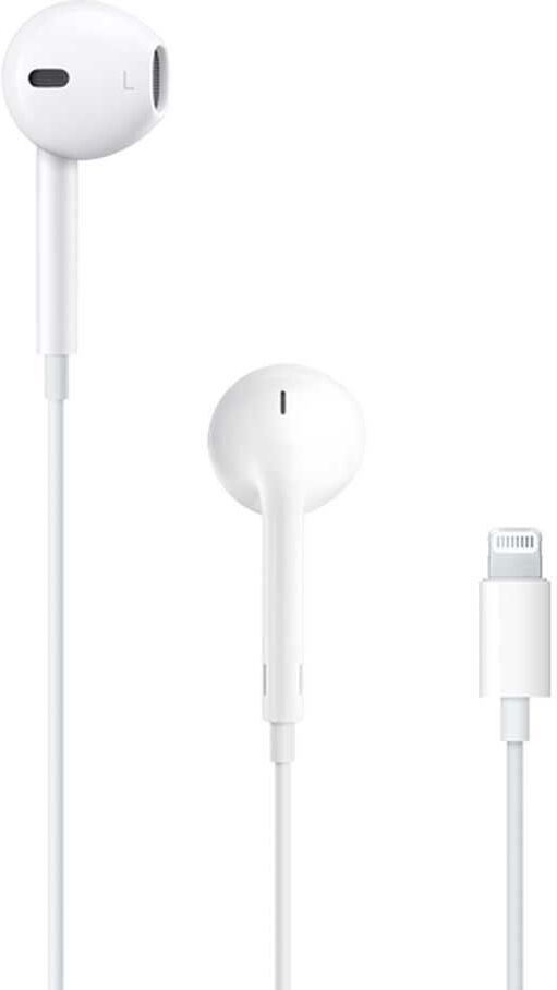 Apple Earpods Micro Lightning Headphones Bianco Bianco One Size