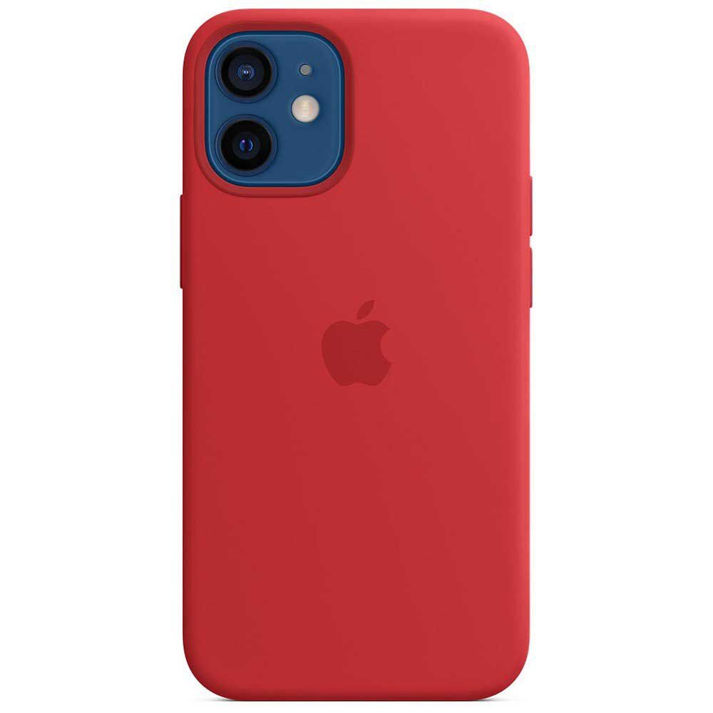 Apple Iphone 12 Mini Silicone Case With Magsafe Rosso Rosso One Size