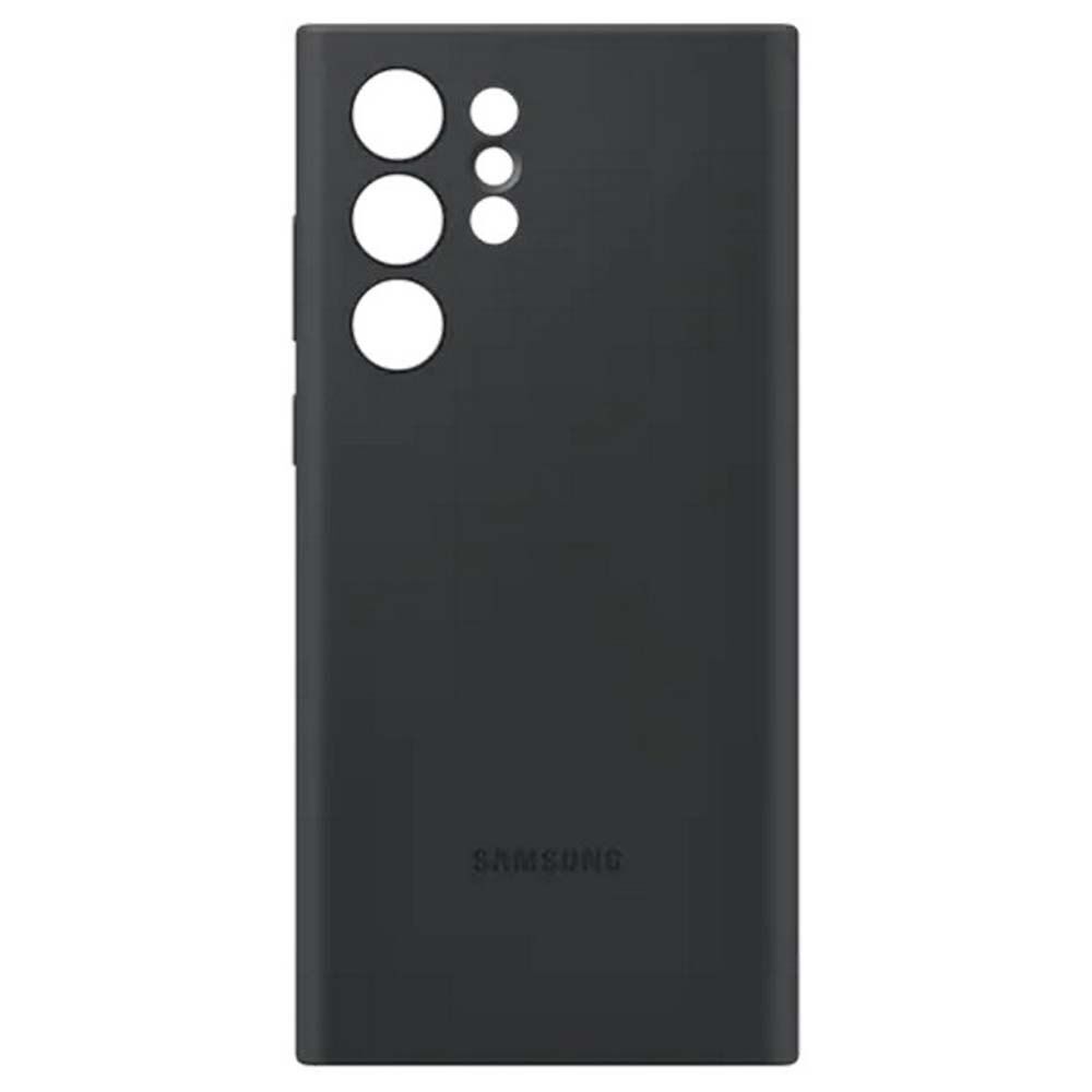 Samsung Silicone Cover S22 Ultra Case Nero Nero One Size