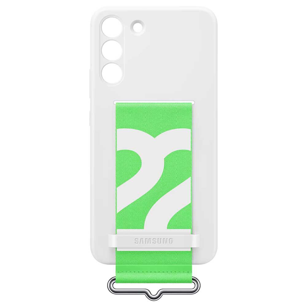Samsung Silicone Cover Strap S22 Plus Case Bianco Bianco One Size
