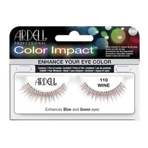 Ardell Color Impact 110 Wine False Eyelashes Rosso  Donna Rosso One Size