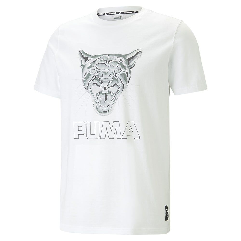 Puma Clear Out 9 Short Sleeve T-shirt Bianco S Uomo